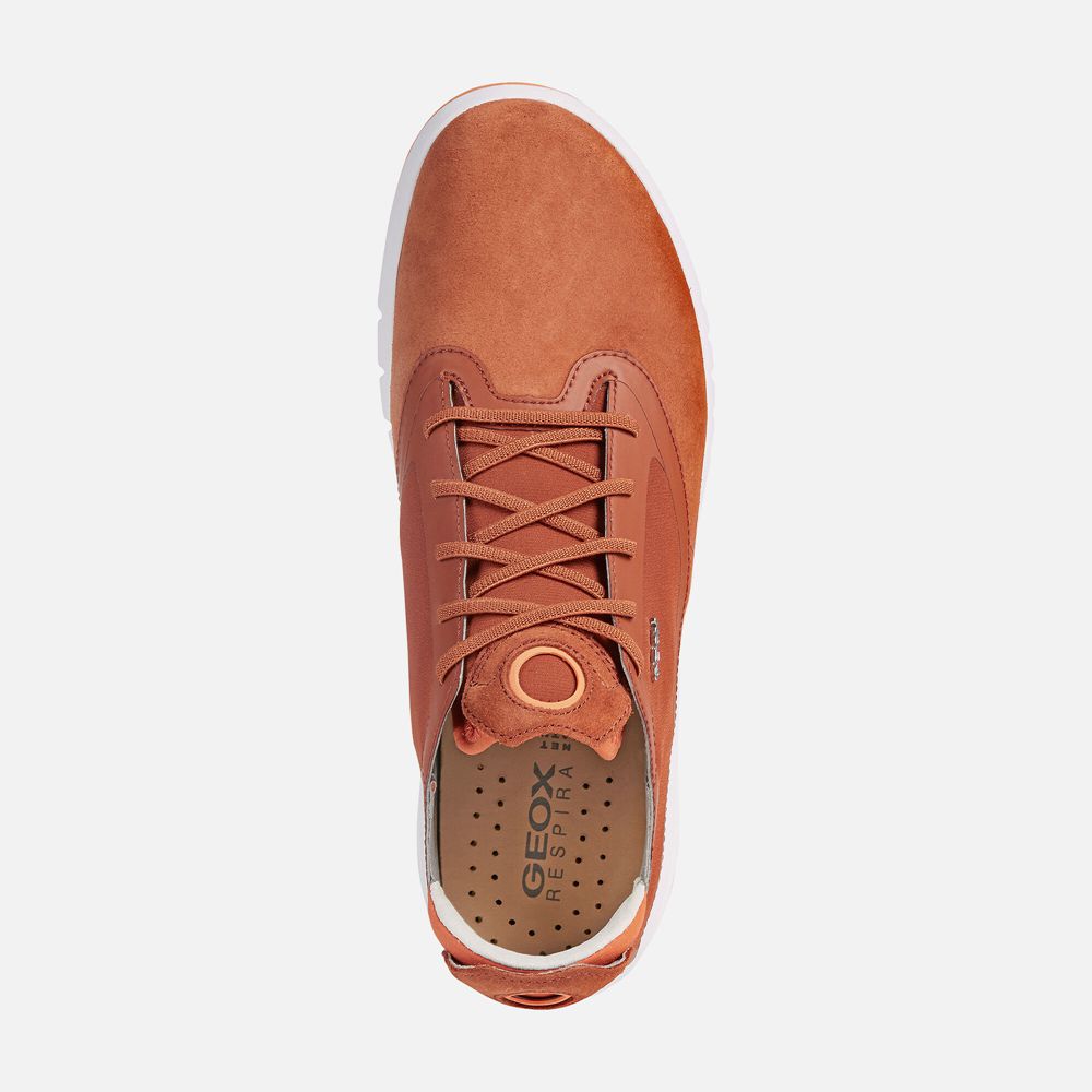 Geox Sneakers Orange Aerantis - Geox Mens Shoes - QYJRTE934